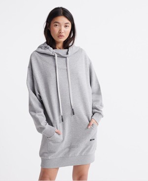 Superdry Arizona Funnel Sweat Ruha Női Pulóver Szürke | LJTQW7594